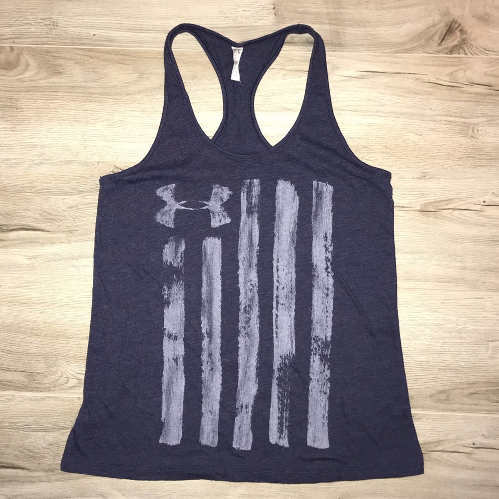 Under Armour American Flag Racerback Tank